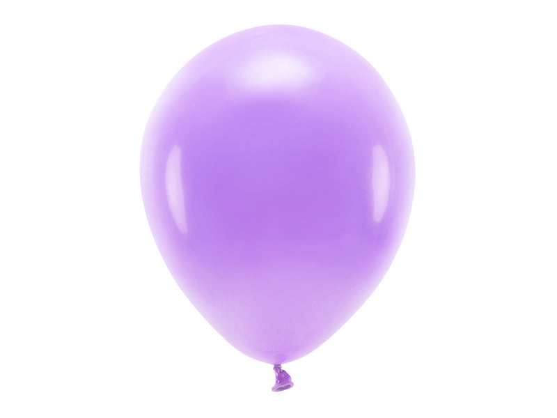 Eco balloons pastel light purple set of 10