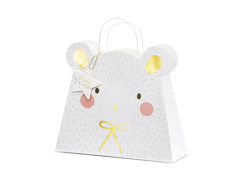 Party bags/gift bags with a bear motif