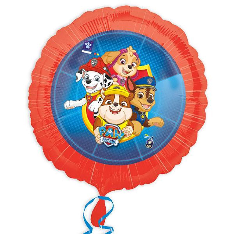 Paw Patrol party decoration set plus invitation cards and foil balloons for 8 children