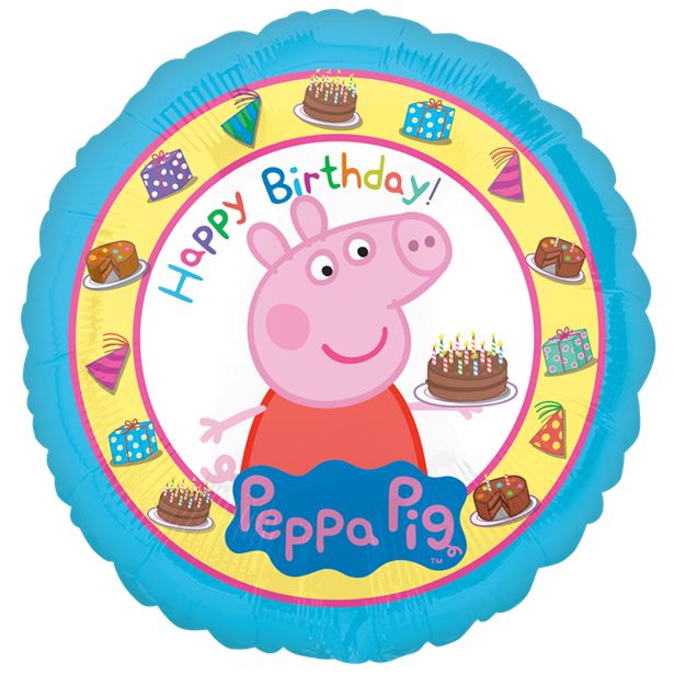 Peppa Pig birthday balloon