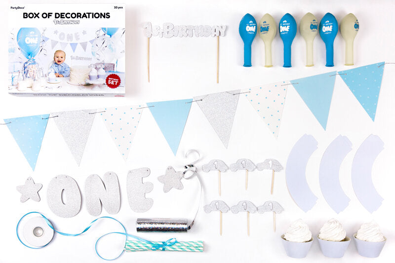 First birthday party decorations for boys
