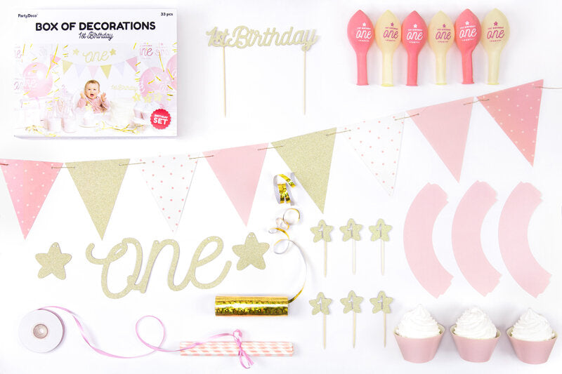 First birthday party decorations for girls
