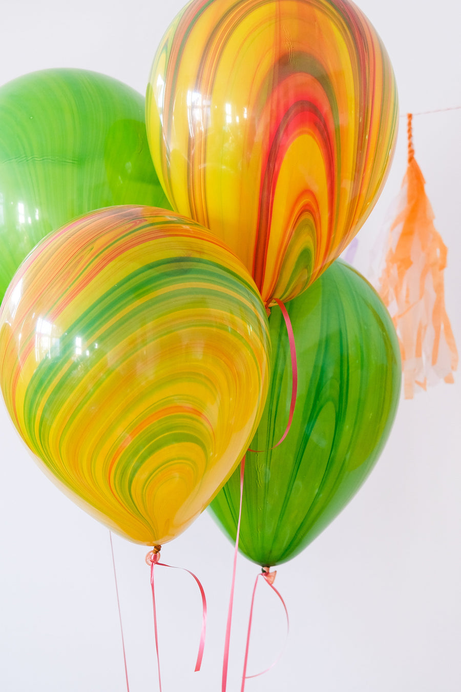 Marbled balloons