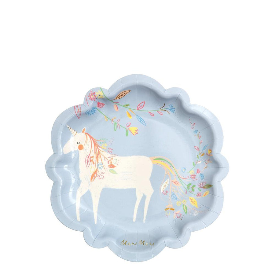 Unicorn plate by Meri Meri