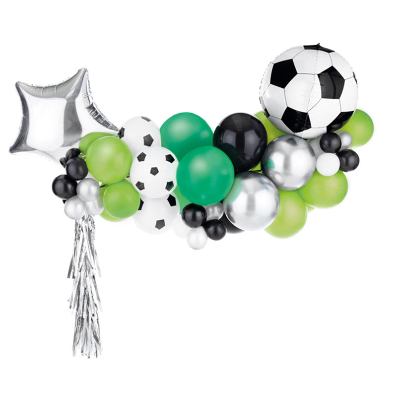 Balloon garland football party, football birthday party decoration for boys and girls, length: 1.5m