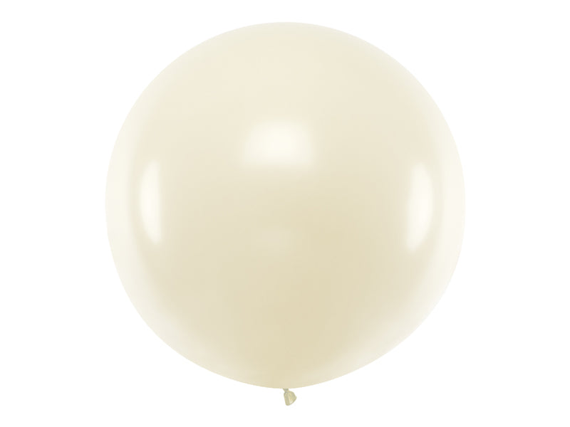 1 METER Jumbo Ballon in Weiß