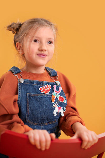 Party bag: iron-on patches with a horse motif