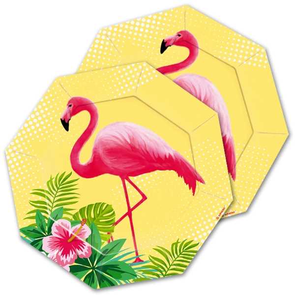 Flamingo cake plate