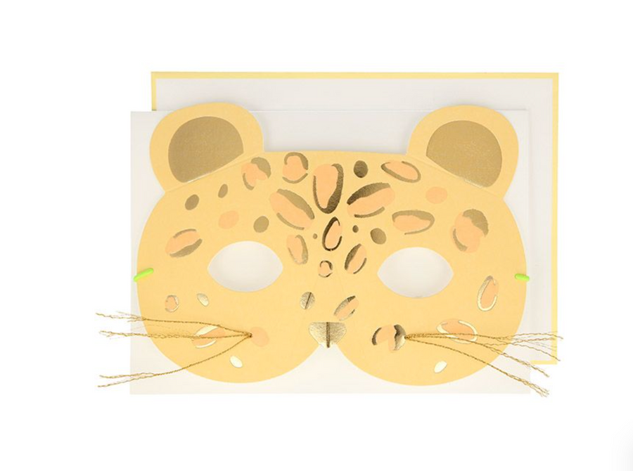 Leopard mask by Meri Meri