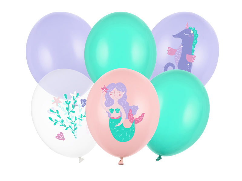 6-er Pack Ballons Unterwasserwelt