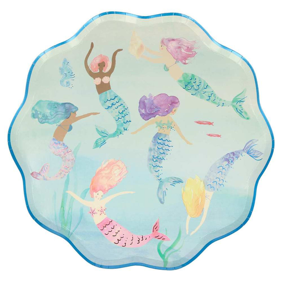 Mermaid children's birthday party decoration box for 8 people plus game ideas