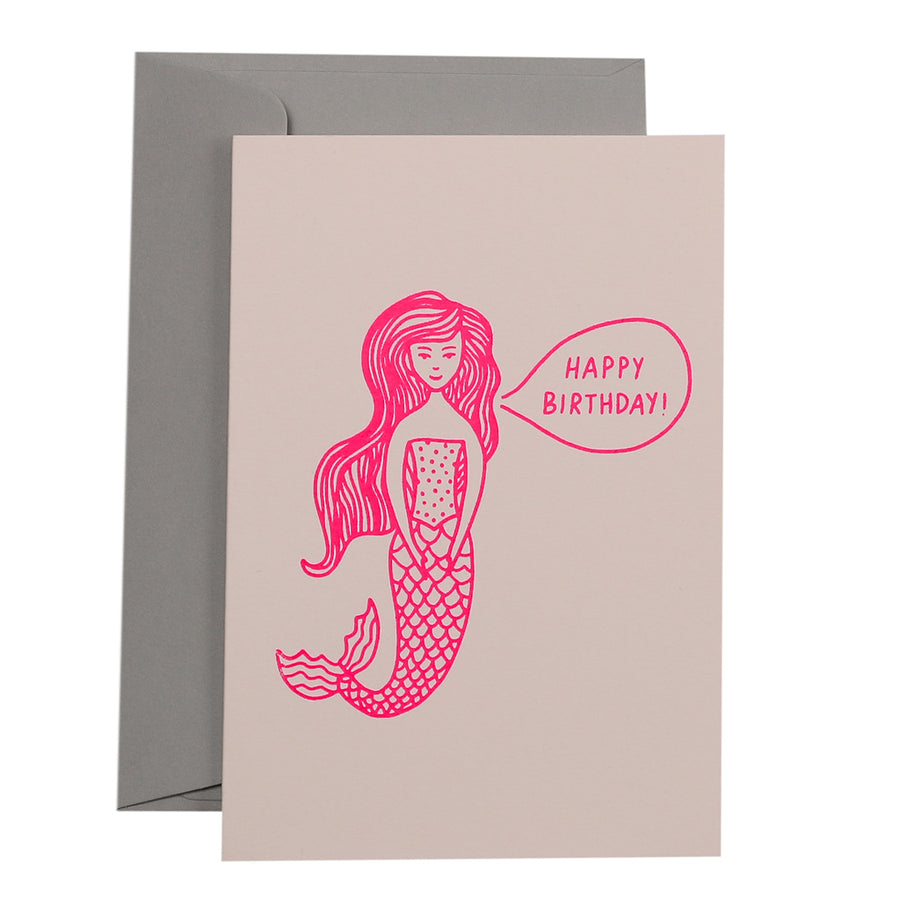 Geburtstagskarte Meerjungfrau Happy Birthday