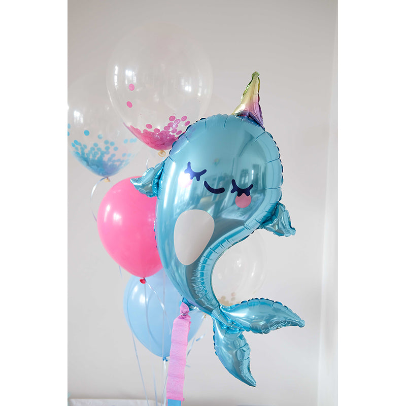 Narwhal party decoration – mermaid party decoration set for 6 people