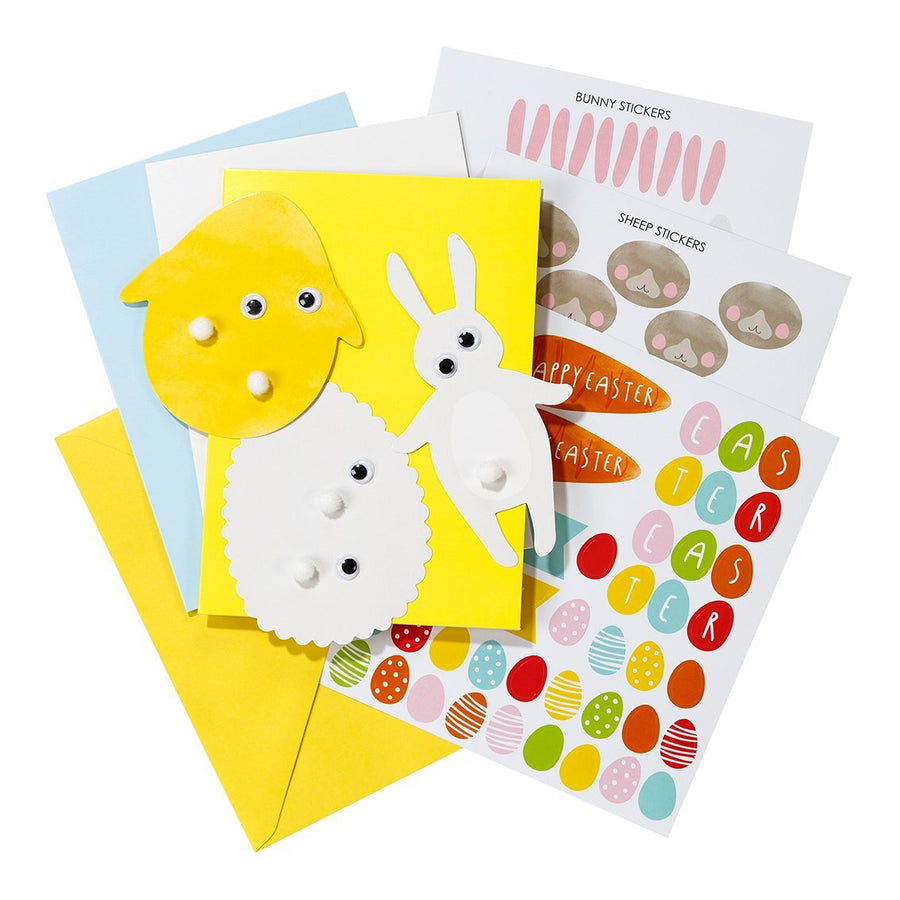 DIY Easter card set for children