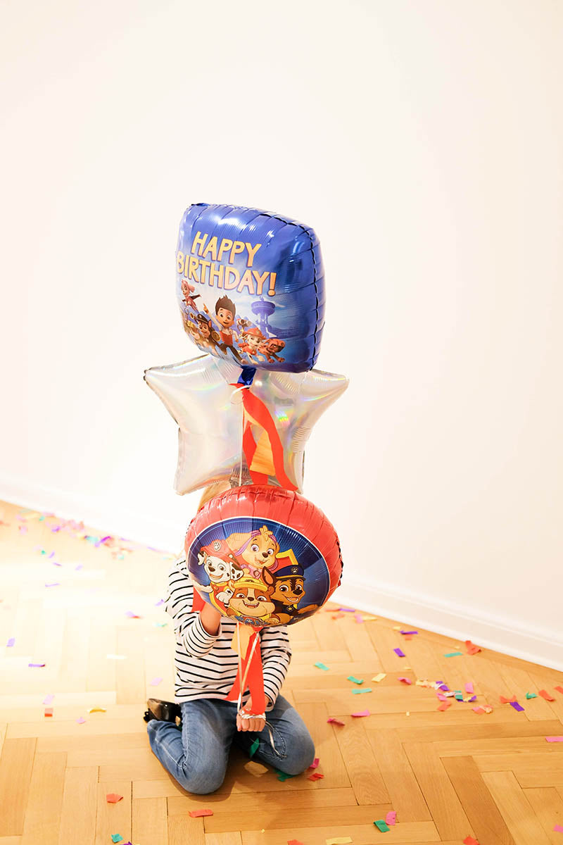 Paw Patrol 3-piece balloon set Happy Birthday for boys and girls birthday gift 