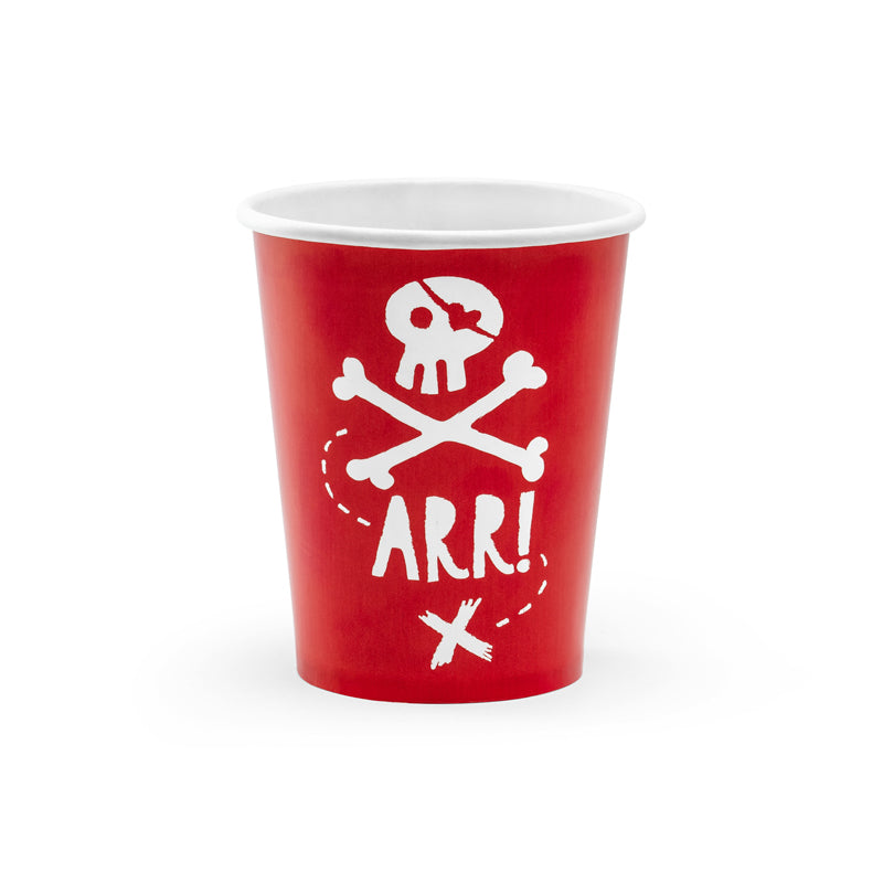 Pirate party children's birthday decoration set - party box