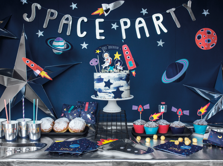 Space party - astronaut children's birthday: your space decoration set